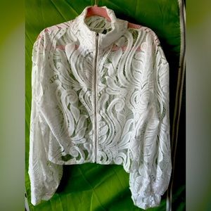 White Pattern Jacket